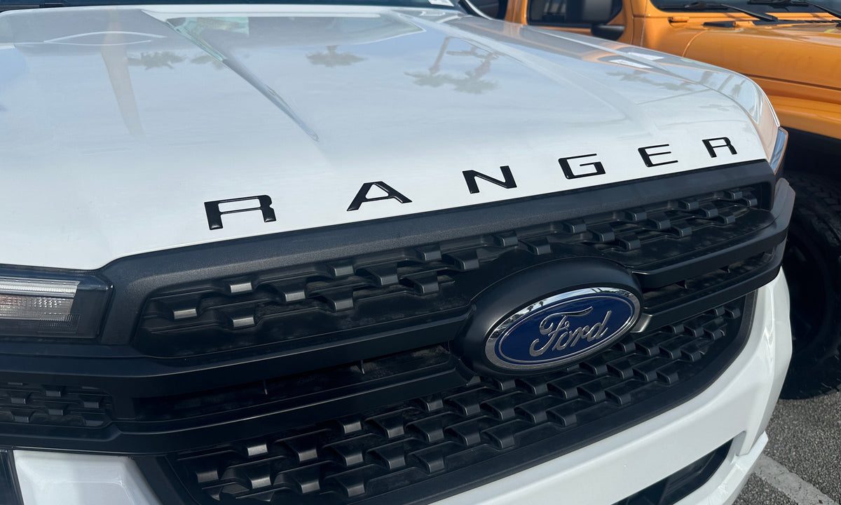 Hood Lettering Kit Fits 2024-2027 Ford Ranger