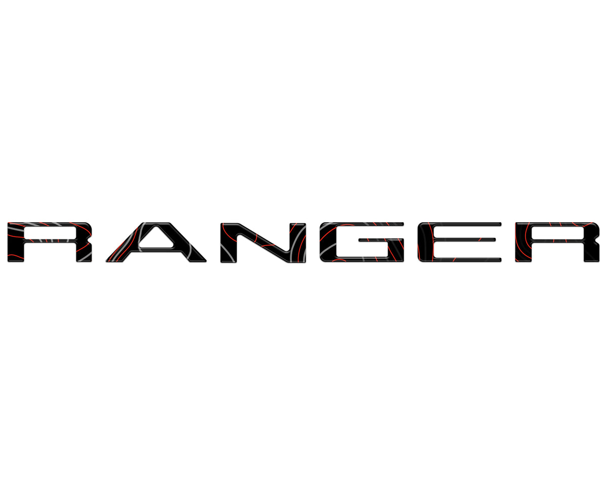 Hood Lettering Kit Fits 2024-2027 Ford Ranger