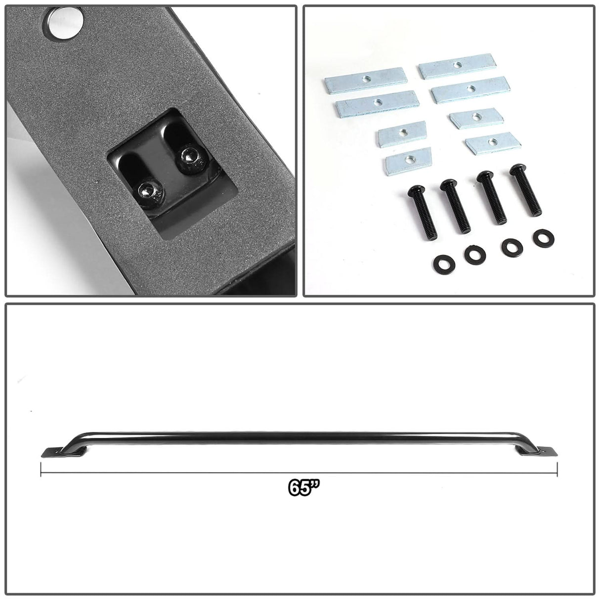 92-11 Ford Ranger / 00-05 Toyota Tundra 6ft Bed Rails - Black
