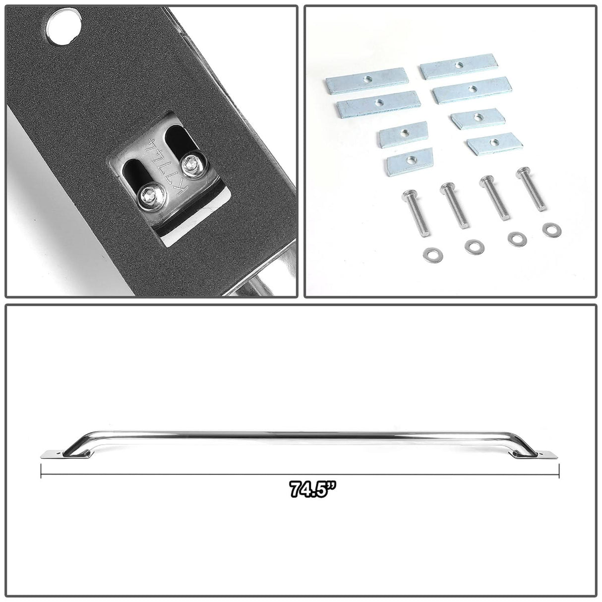 99-16 Ford F-150/F-250/F-350 Chrome Bed Rails
