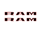Front Door Emblem Overlays Fits 2025-2027 Ram 1500/2500/3500