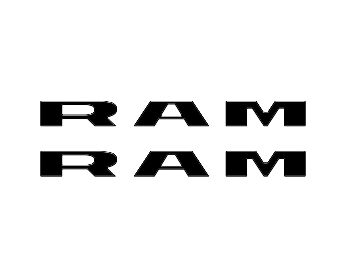 Front Door Emblem Overlays Fits 2025-2027 Ram 1500/2500/3500