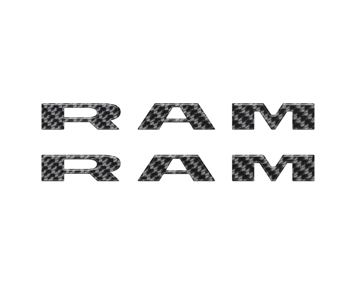 Front Door Emblem Overlays Fits 2025-2027 Ram 1500/2500/3500