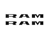 Front Door Emblem Overlays Fits 2025-2027 Ram 1500/2500/3500