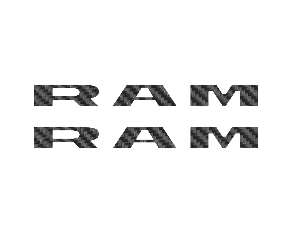 Front Door Emblem Overlays Fits 2025-2027 Ram 1500/2500/3500
