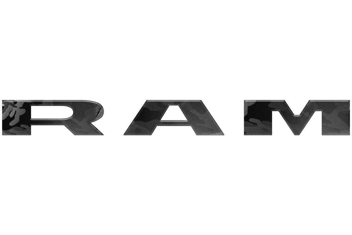 Tailgate Letter Overlays Fits 2025-2027 Ram 1500