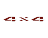 4x4 Tailgate Emblem Letter Overlays Fits 2025-2027 Ram 1500/2500/3500