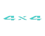 4x4 Tailgate Emblem Letter Overlays Fits 2025-2027 Ram 1500/2500/3500