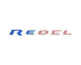 Rebel Tailgate Emblem Letter Inserts Fits 2025-2027 Ram 1500/2500/3500