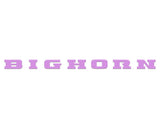 Bighorn Tailgate Emblem Letter Inserts Fits 2025-2027 Ram 1500/2500/3500