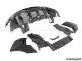 2015-2020 McLaren 600LT-Style Part Carbon Fiber Rear Bumper with Diffuser and Trunk Spoiler and Engine Trunk and Exhaust | Fits 540C, 570S, 570GT