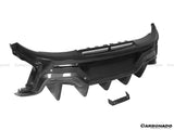 2015-2020 McLaren 600LT-Style Part Carbon Fiber Rear Bumper with Diffuser and Trunk Spoiler and Engine Trunk and Exhaust | Fits 540C, 570S, 570GT
