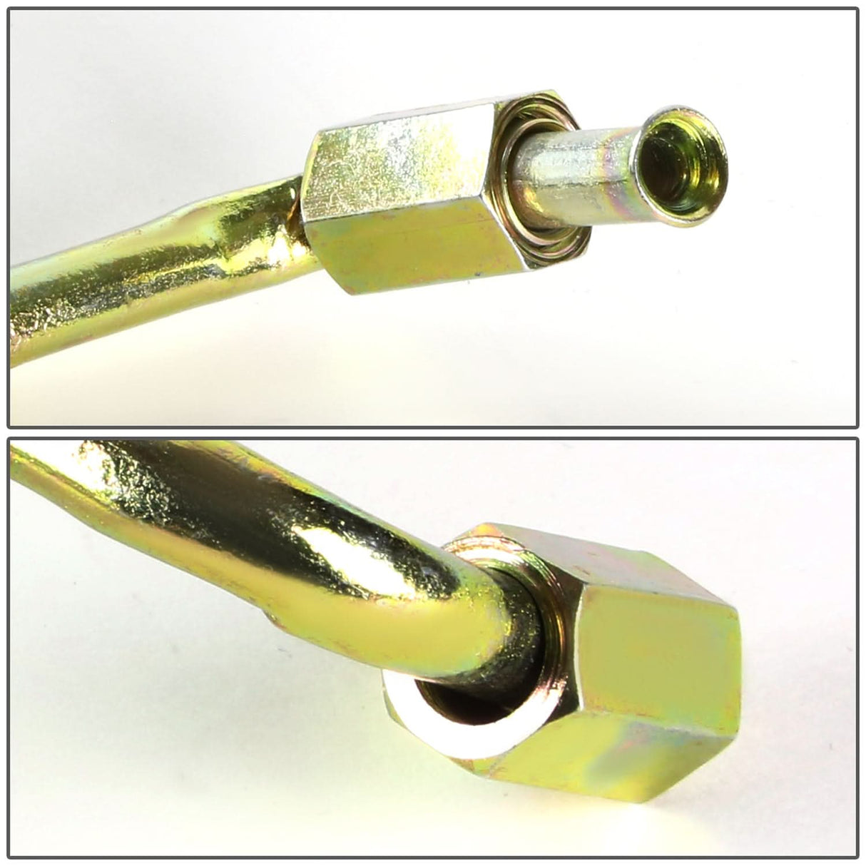 Type 1 Style Oil Feed Line Kit - 90 Degree Hose - 4AN