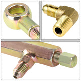 Type 12 Style Oil Feed and Drain Line Kit with Banjo Bolt