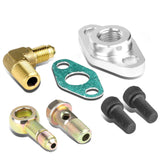 Oil Feed Line Adapter with Banjo Bolt 4AN No Hose