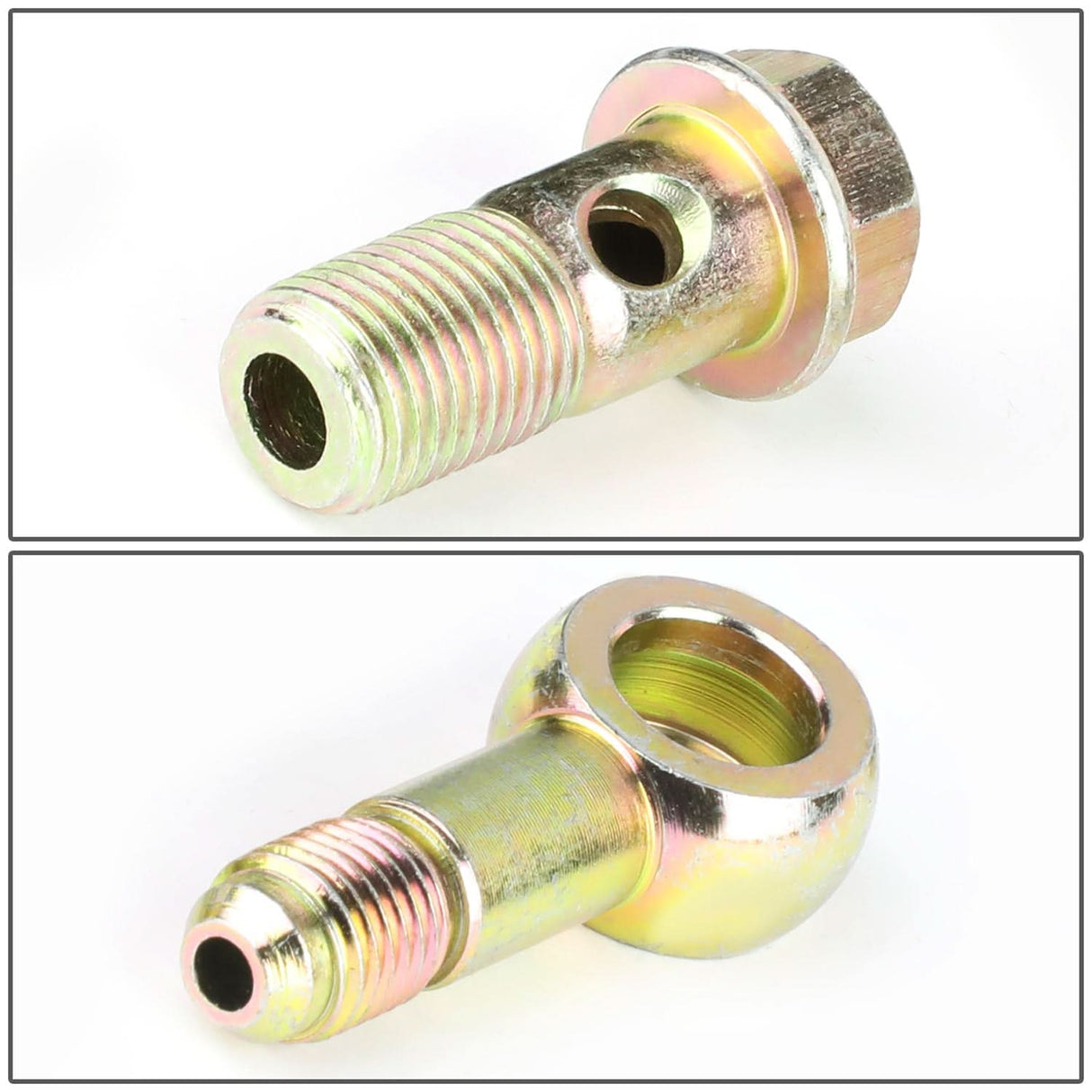 Oil Feed Line Adapter with Banjo Bolt 4AN No Hose