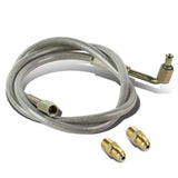 4AN Oil Feed Line - 90 Degree Fittings Both Ends