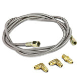 4AN Oil Feed Line Straight Fittings Both Ends