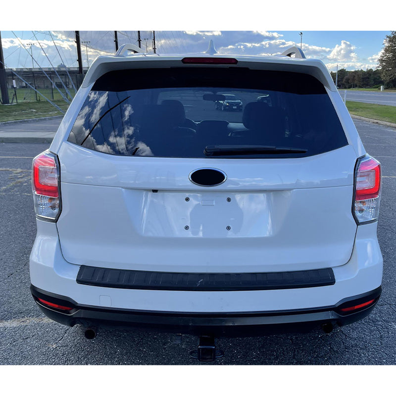 2014-2018 Subaru Forester Texture Black Rear Bumper Cover Protector PP