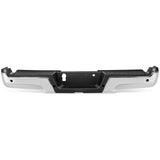 2017-2022 Ford F-250/F-350 Super Duty Chrome Rear Bumper w/ Sensor Holes