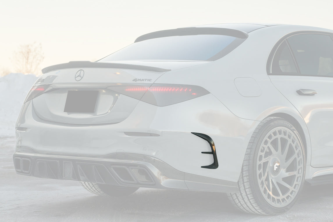 2021-2024 Mercedes Benz S Class W223 Sedan MSY Style Rear Bumper Side Vents