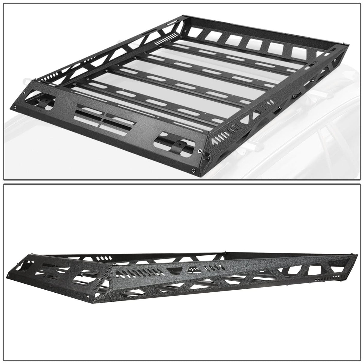 Universal Roof Cargo Basket 47x36x5 for Flat Crossbars