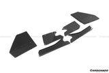 2011-2016 Lamborghini Aventador LP700 Coupe  Roadster L Style Carbon Fiber Rear Diffuser Under Canards