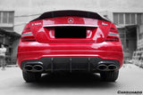 2012-2014 Mercedes Benz W204 C Class C63 AMG Carbon Fiber Rear Lip Diffuser