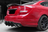 2012-2014 Mercedes Benz W204 C Class C63 AMG Carbon Fiber Rear Lip Diffuser
