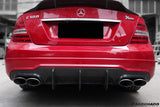 2012-2014 Mercedes Benz W204 C Class C63 AMG Carbon Fiber Rear Lip Diffuser