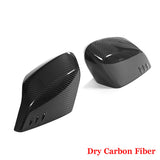 2020-2025 Chevy Corvette IKON Gloss Black Mirror Cap Dry Carbon Fiber