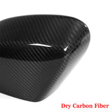2020-2025 Chevy Corvette IKON Gloss Black Mirror Cap Dry Carbon Fiber