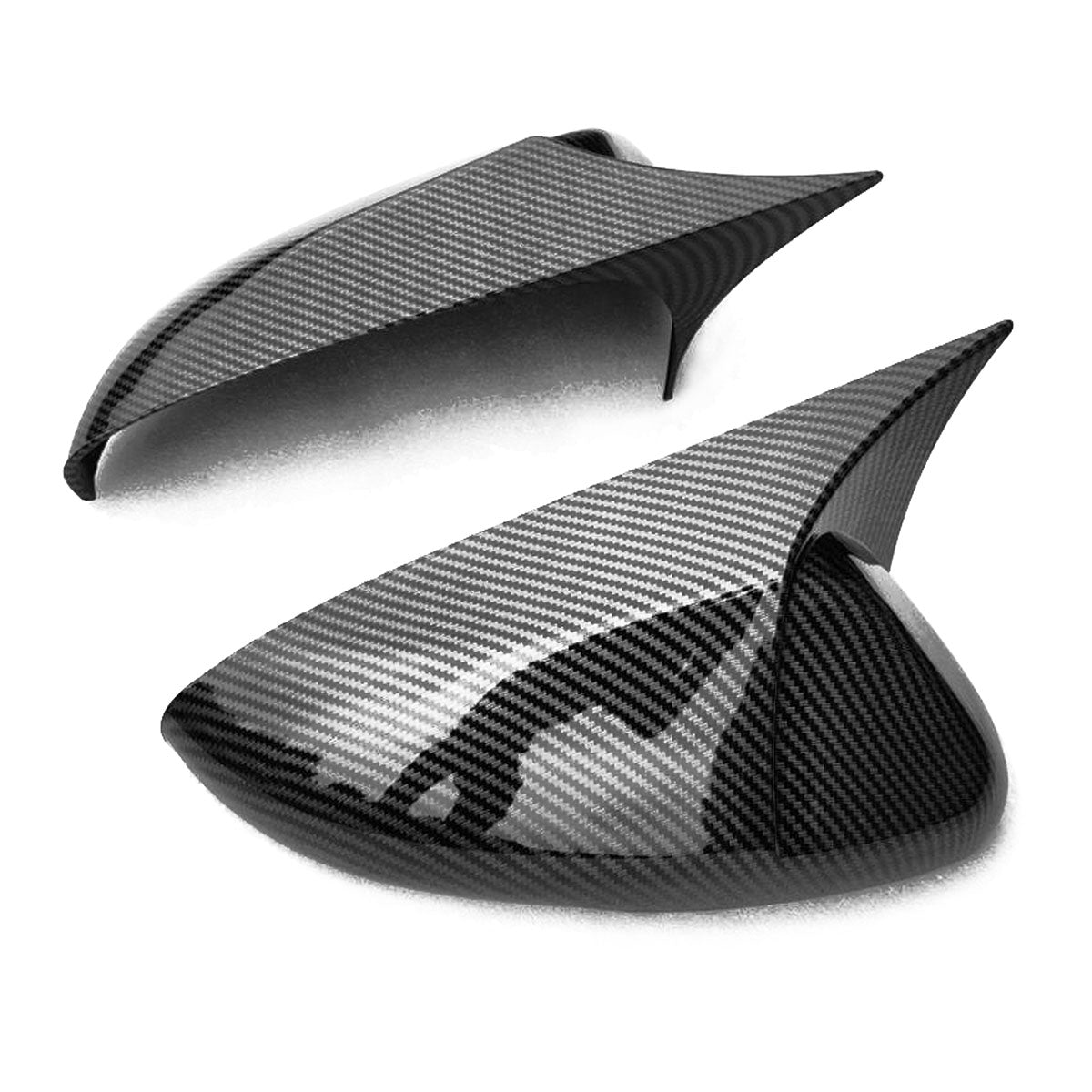 2023-2024 Honda Accord Horn Style Side Mirror Cover Carbon Fiber Print