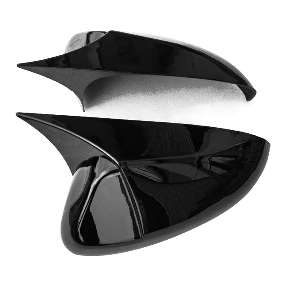 2023-2024 Honda Accord Horn Style Rear View Mirror Cover Gloss Black
