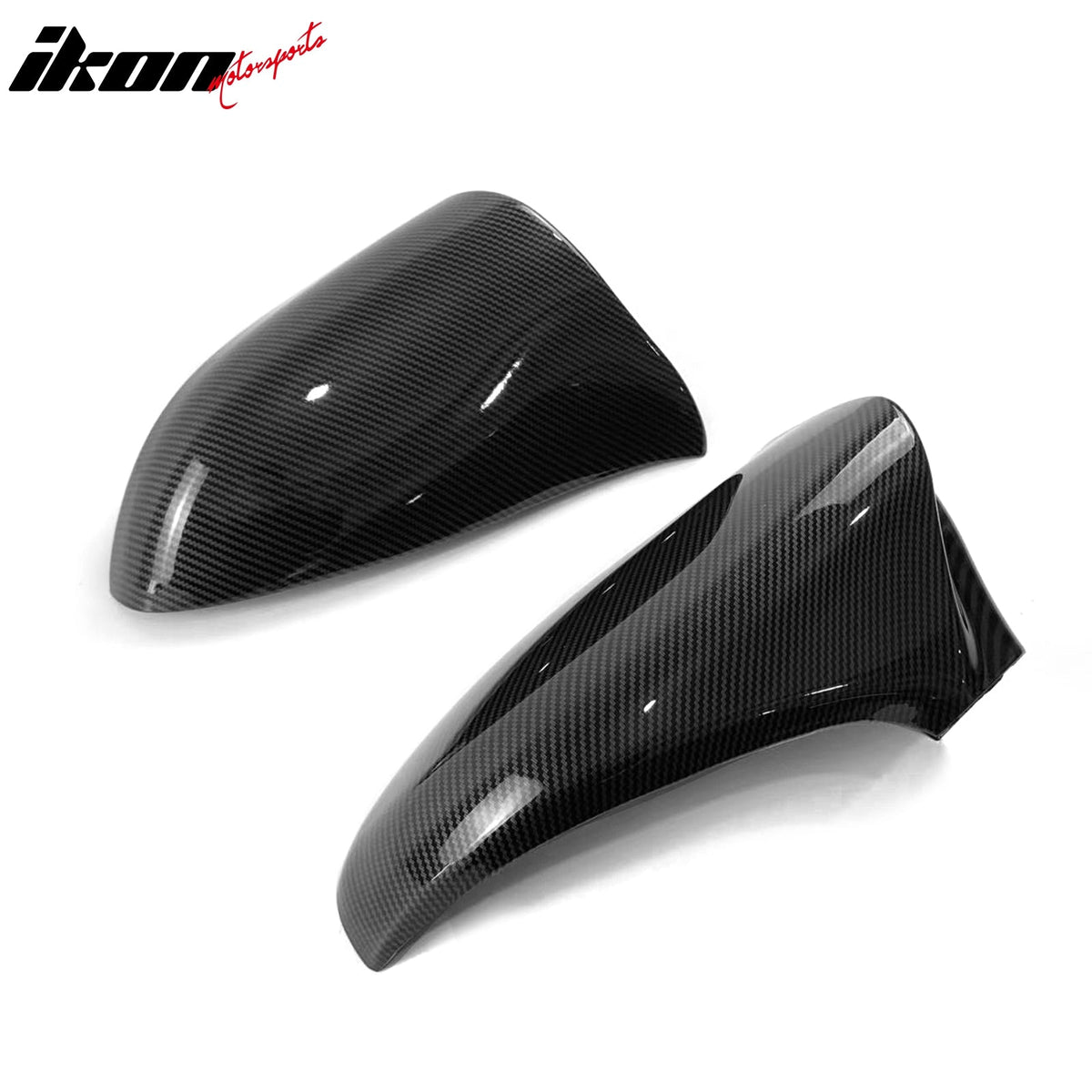 Rear View Mirror Covers Side Caps for Lexus IS Sedan 2014-2020 M Style Carbon Fiber Print ABS Pair