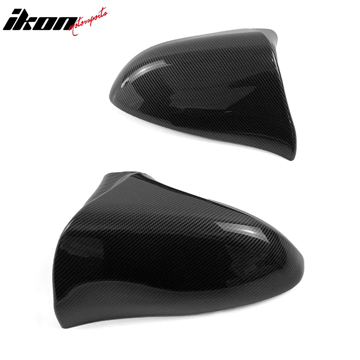 Rear View Mirror Covers Side Caps for Lexus IS Sedan 2014-2020 M Style Carbon Fiber Print ABS Pair