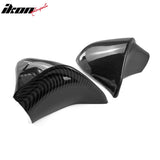 Rear View Mirror Covers Side Caps for Lexus IS Sedan 2014-2020 M Style Carbon Fiber Print ABS Pair