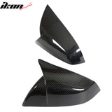 2021-2025 Tesla Model S Gloss Black Side Mirror Cover Dry Carbon Fiber