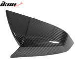 2021-2025 Tesla Model S Gloss Black Side Mirror Cover Dry Carbon Fiber