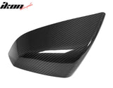 2021-2025 Tesla Model S OE Gloss Black Mirror Covers Dry Carbon Fiber