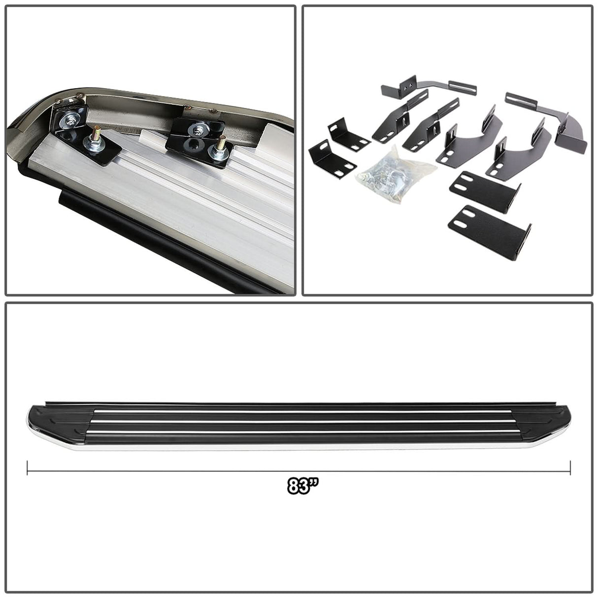 2011-2016 Toyota Sienna 6 Inch Running Boards - Aluminum
