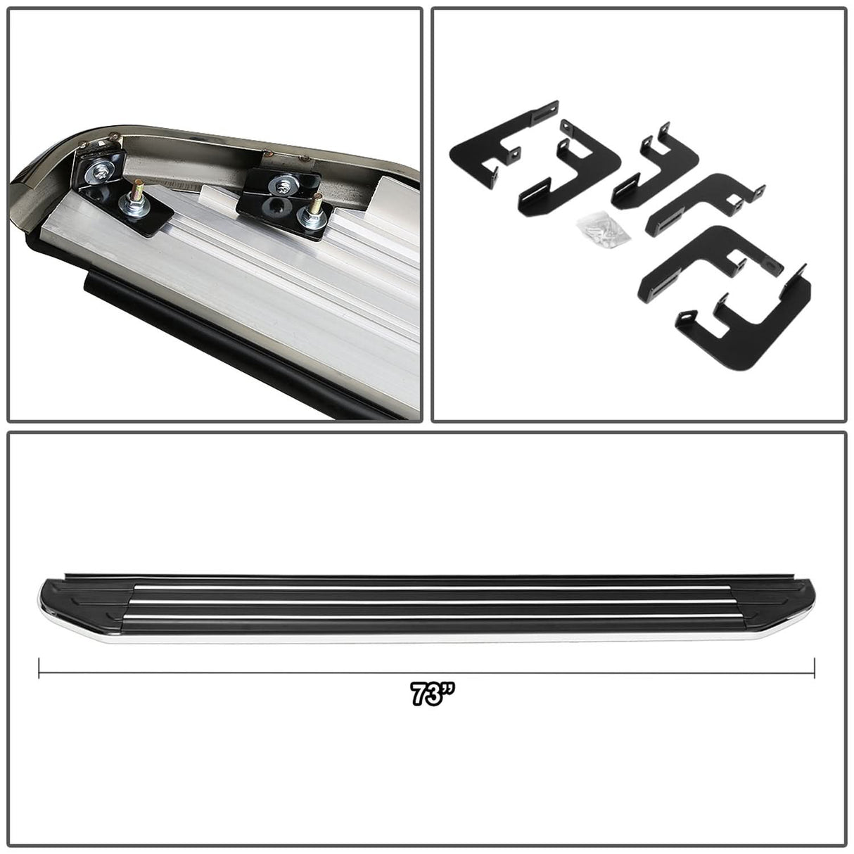 2014-2019 Acura MDX 5.5" Running Boards Aluminum