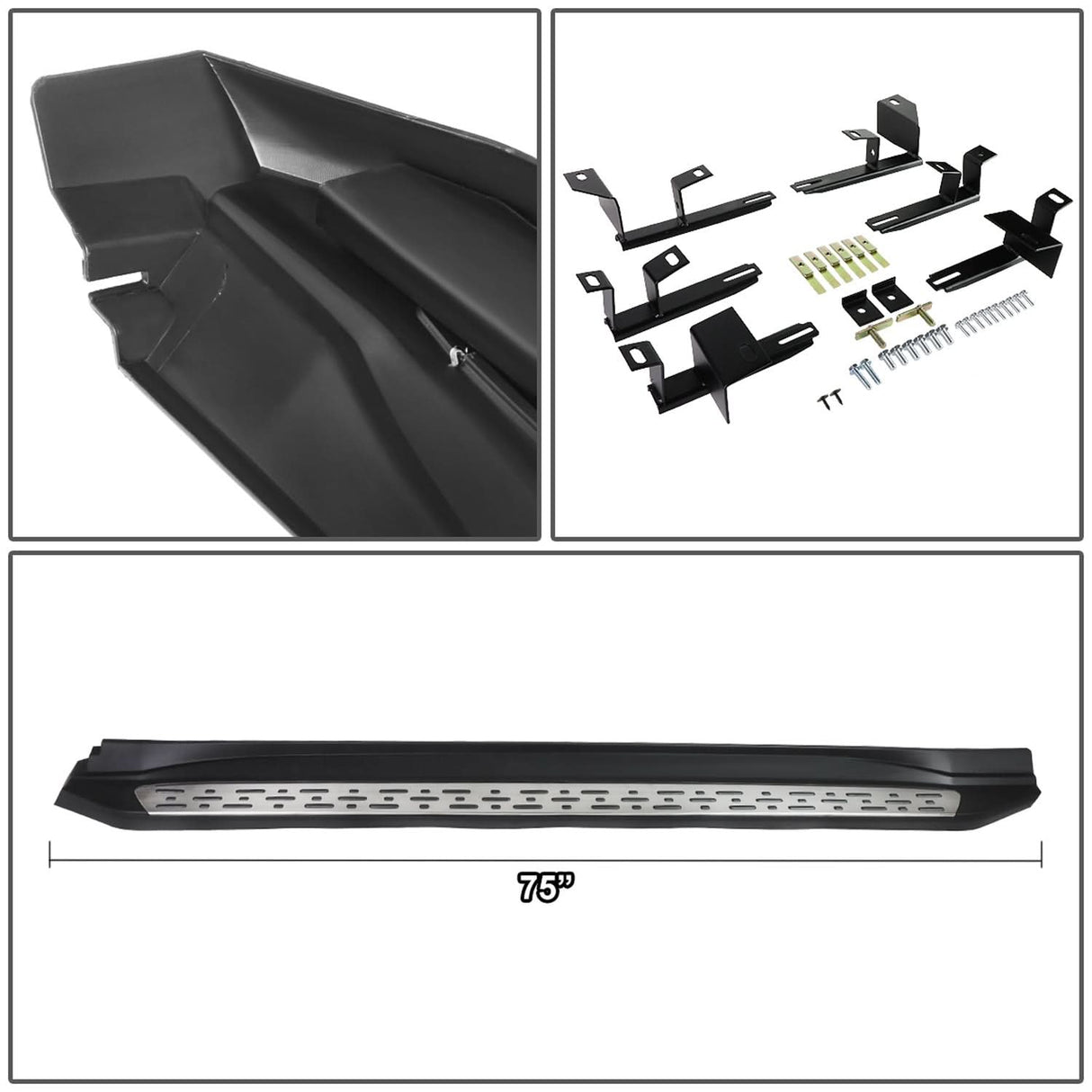 2014-2016 Toyota Highlander OE Style Running Boards - Aluminum