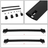 2017-2021 Jeep Compass Roof Rack Cross Bars Black