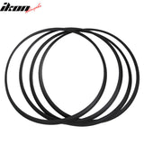 Heavy Duty Wheel Guard Rim Protecting Trim 19in Black