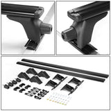 Universal Aluminum Aero Roof Rack Crossbar - 50" - Black