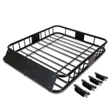 Universal Steel Roof Rack Basket 48" x 40" - Black