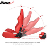 Universal Racing Seat Dual Slider PU Carbon Leather