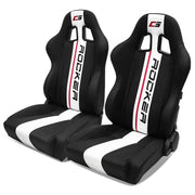 Universal Racing Seat Dual Slider PU Carbon Leather