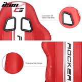 Universal Racing Seat Dual Slider PU Carbon Leather